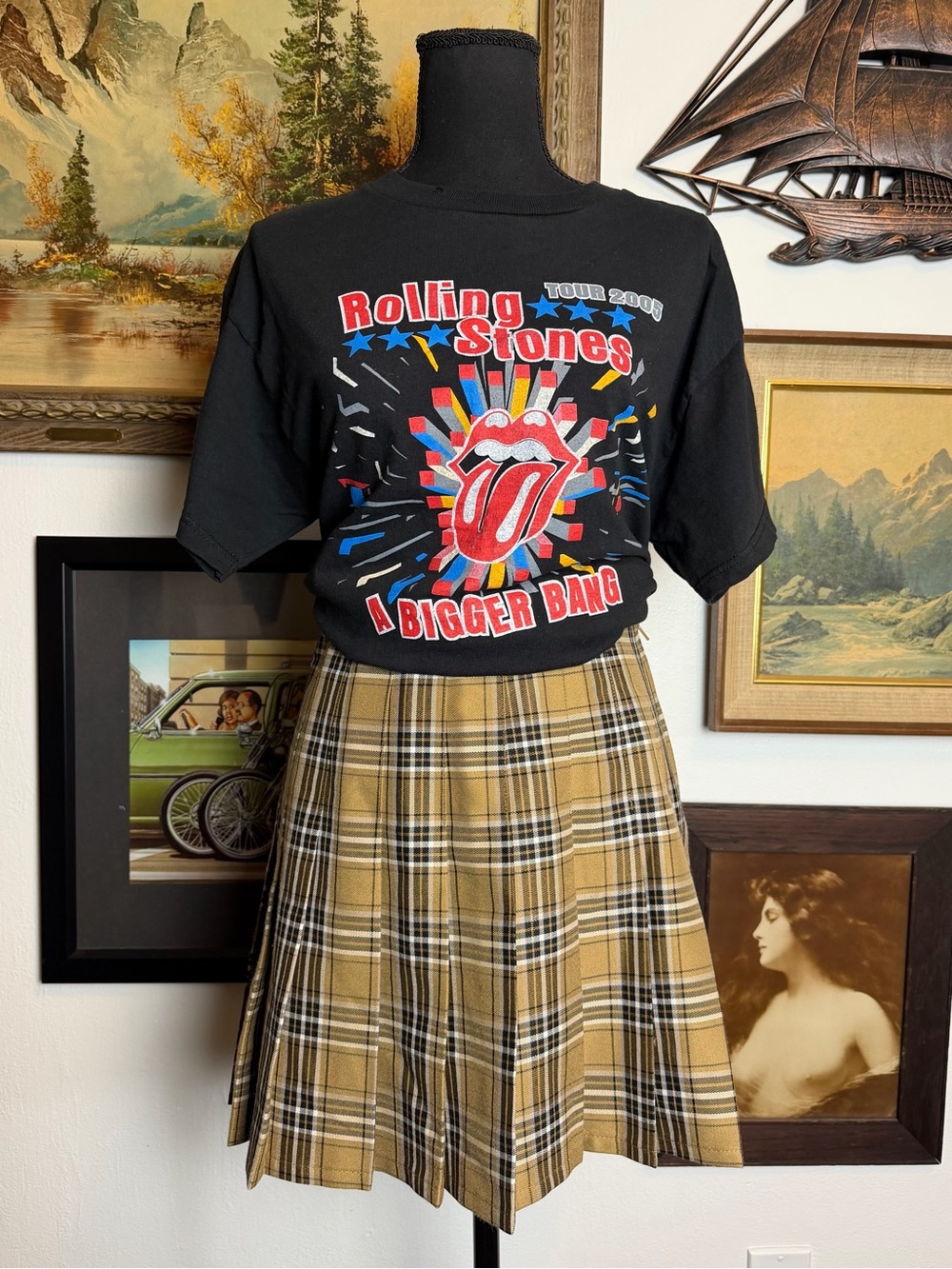 Vintage 2005 The Rolling Stones "A Bigger Bang" Tour T-Shirt Size M